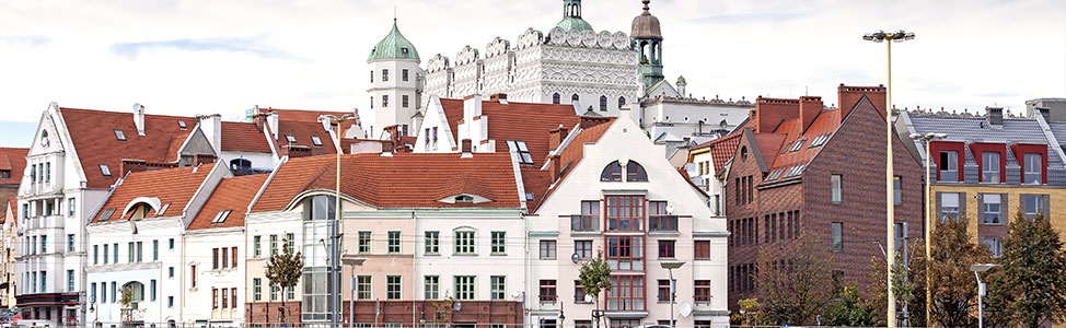 Die Stadt Stettin Die Pomeranian Medical University In Polen
